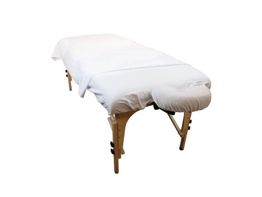 Flannel Fitted Massage Table Sheets 37" x 78" x 5″